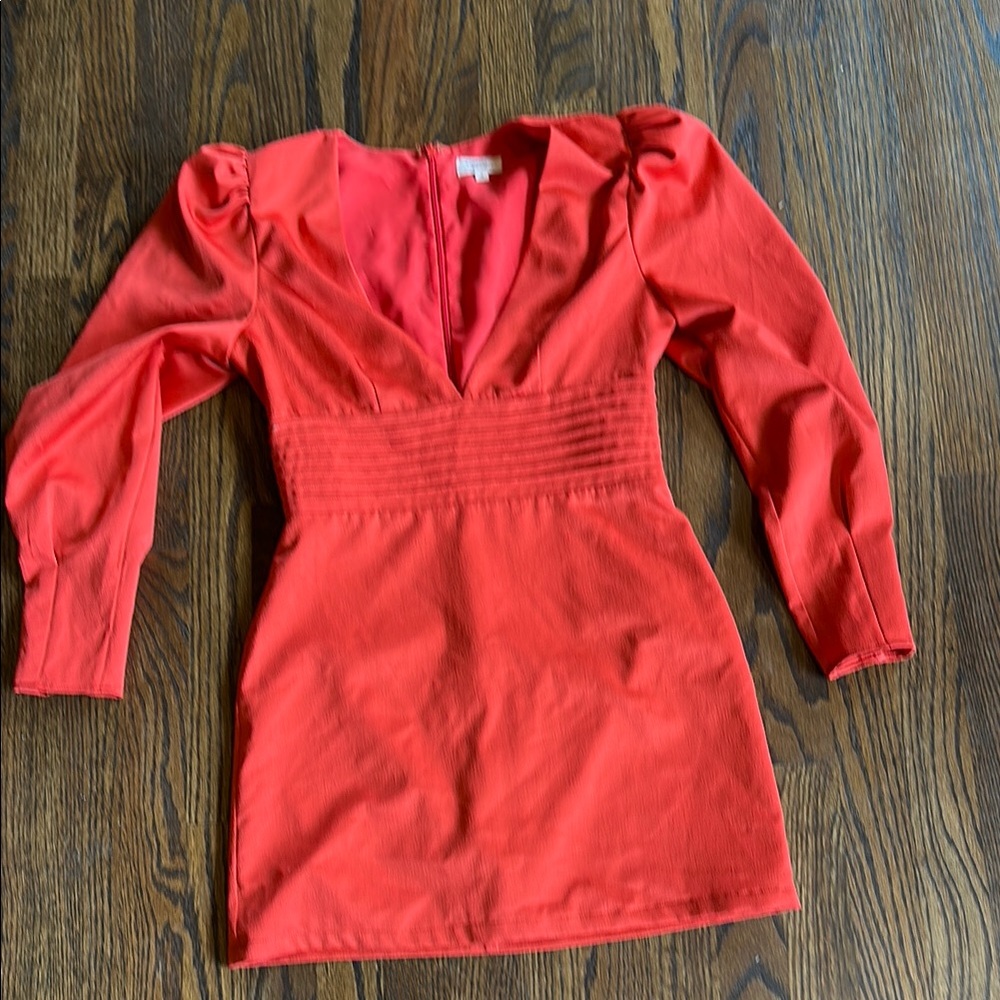 Camila Coelho Vibrant Red Dress